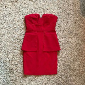 Cals Red Sexy Mini Dress